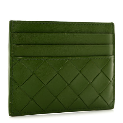 Bottega Veneta Nappa Intrecciato Card Holder Green 3 of 10
