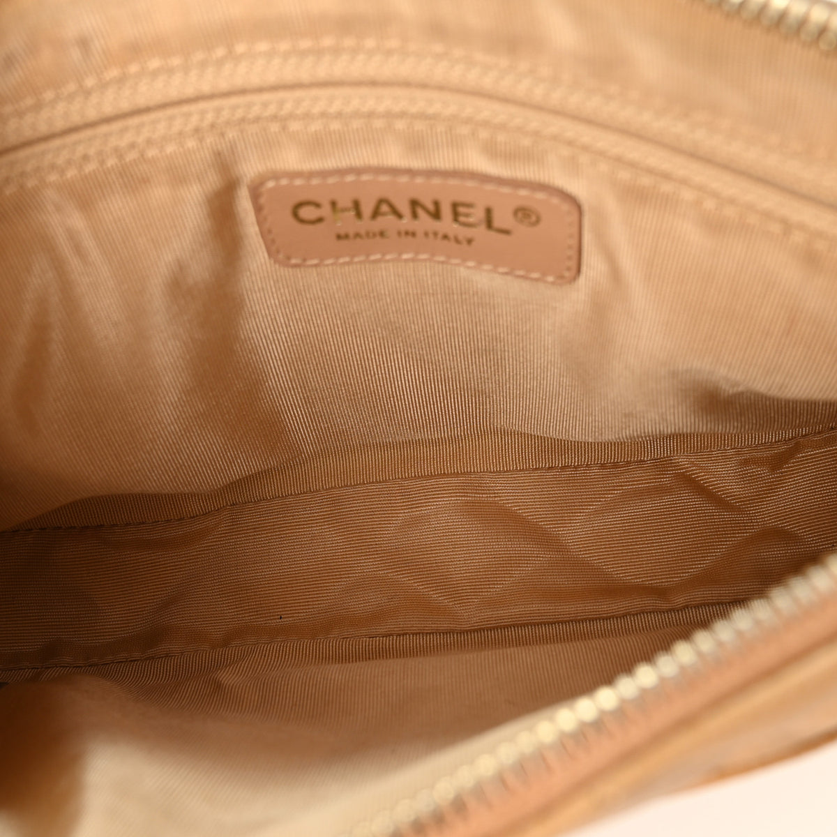 Chanel Caviar Quilted Timeless CC Shoulder Bag Beige 5 of 10