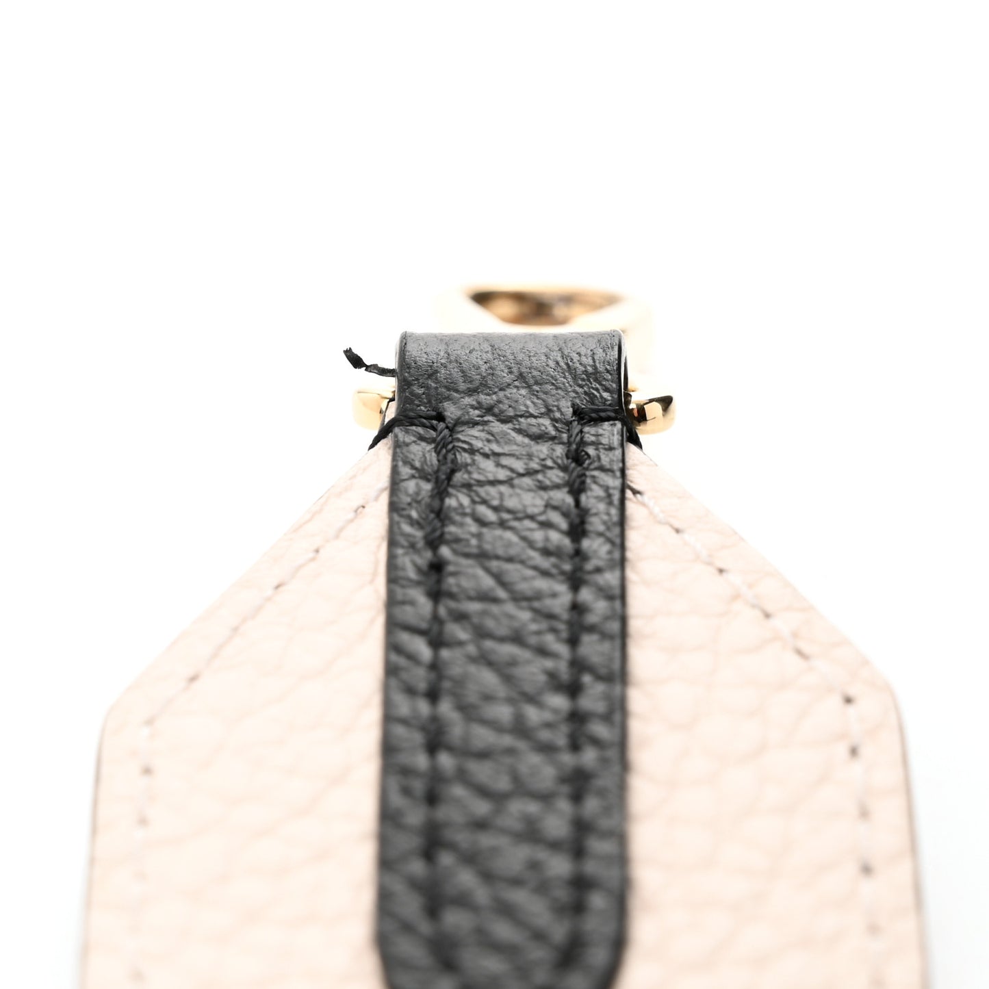 Taurillon Capucines PM Black Cream Pink