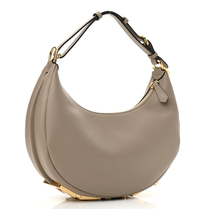Fendi Vitello Grace Matte Small Fendigraphy Hobo Bag Nuvola 2 of 9