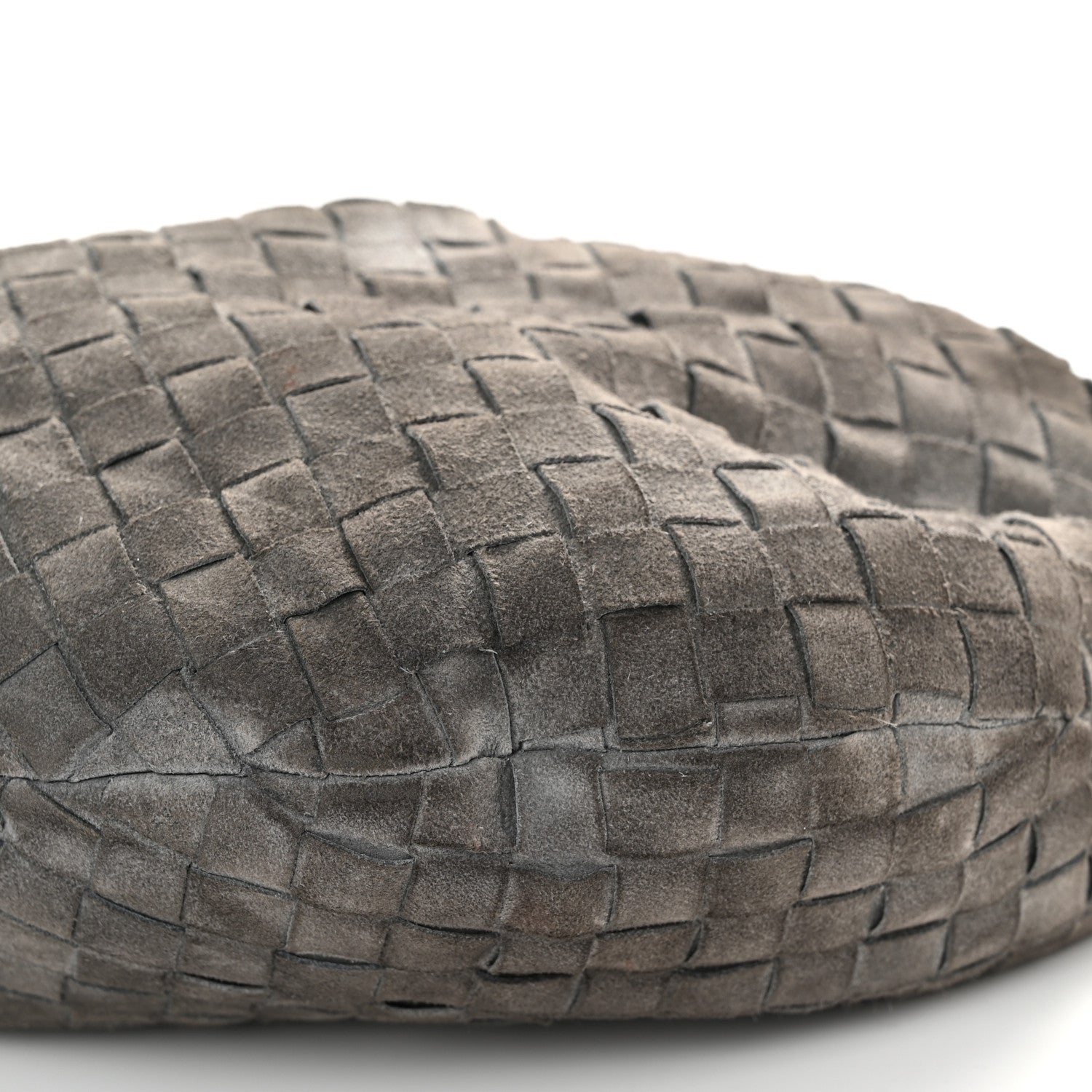 Bottega Veneta Suede Calfskin Intrecciato Teen Jodie Hobo Thunder 10 of 11