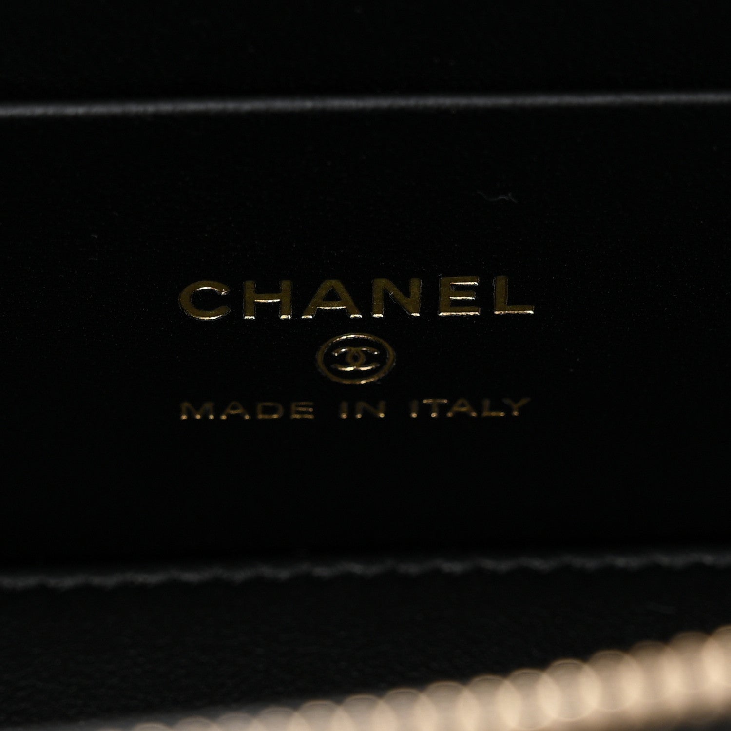 Chanel Lambskin Quilted Small Heart Vanity Case With Chain Black 6 of 11