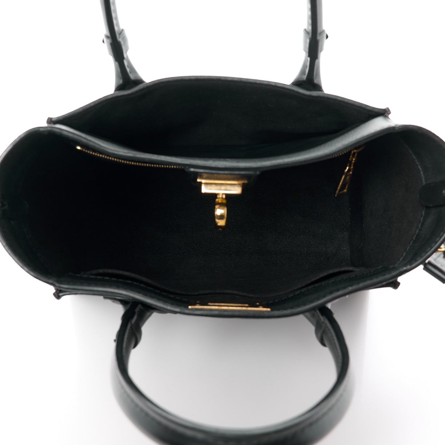 Calfskin Monogram On My Side PM Black