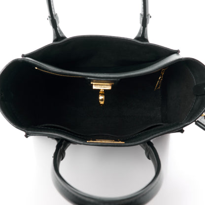 Louis Vuitton Calfskin Monogram On My Side PM Black 5 of 11