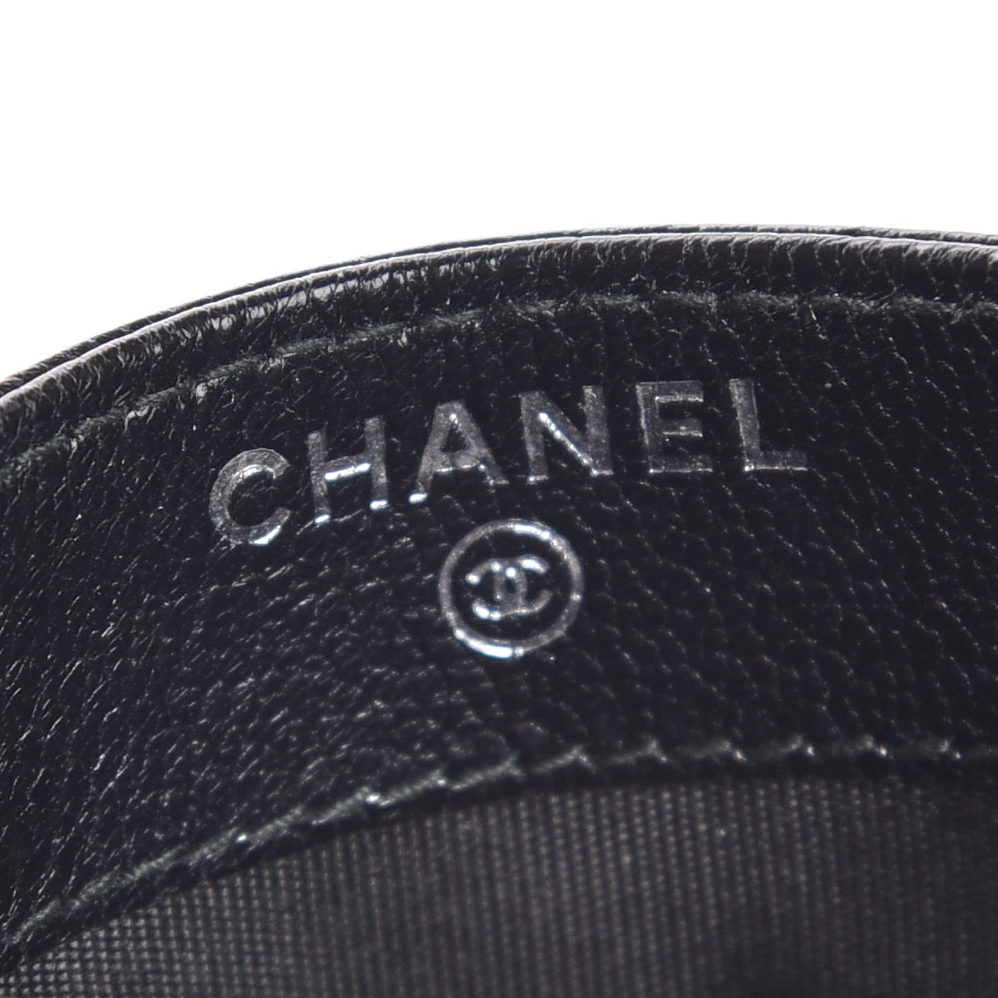 Lambskin Quilted Diamond CC Card Holder Black