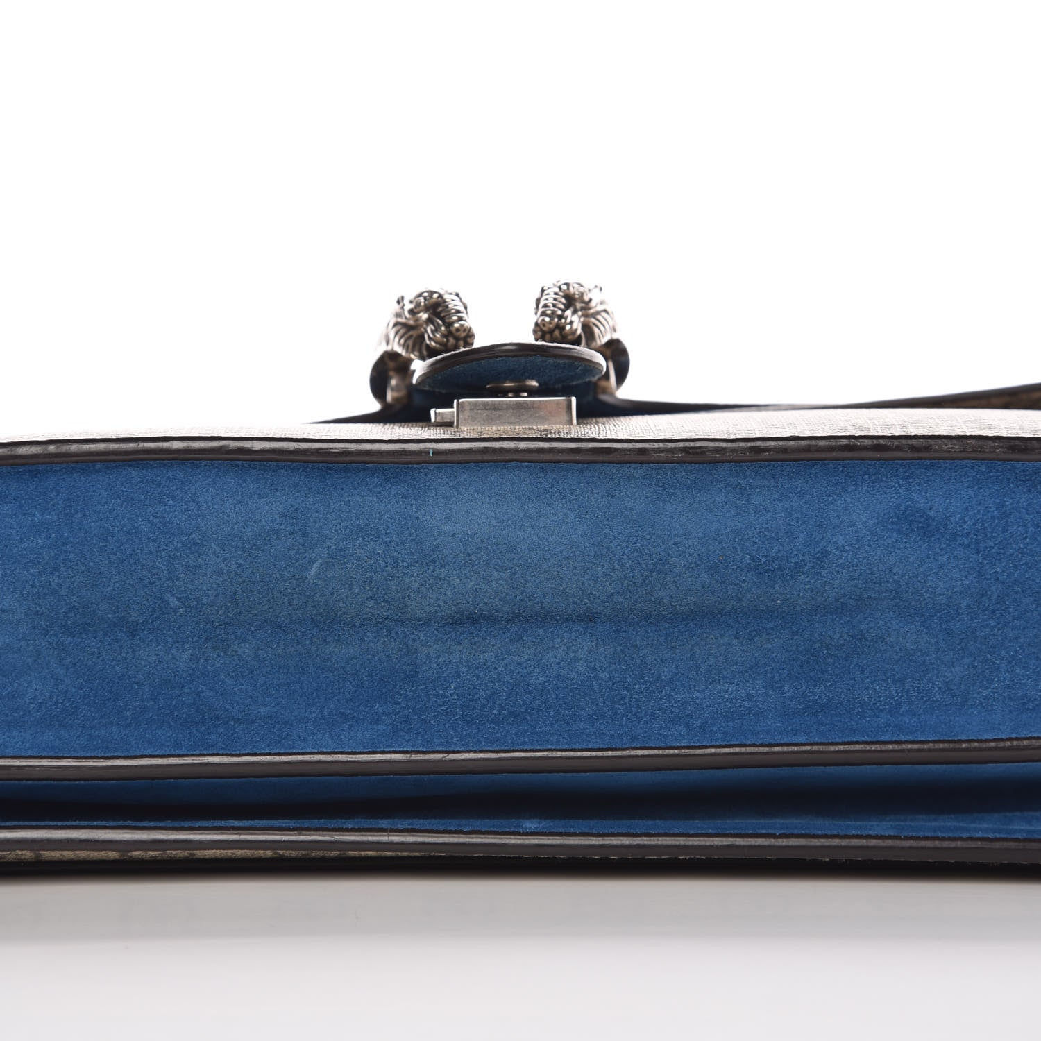 Gucci GG Supreme Monogram Medium Dionysus Shoulder Bag Blue 12 of 13