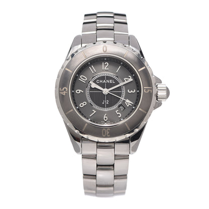 Chanel Titanium Ceramic 33mm J12 Chromatic Quartz Watch 1 of 5
