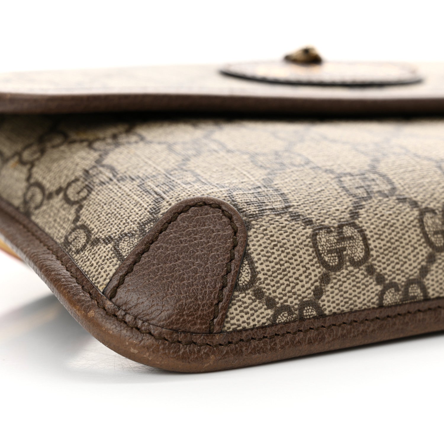 Gucci GG Supreme Monogram Neo Vintage Web Belt Bag Brown 9 of 14