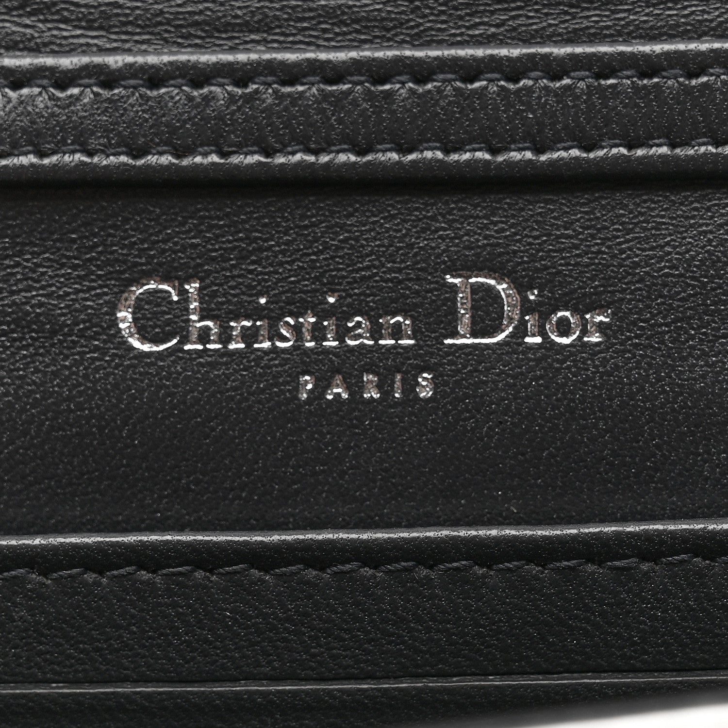 Christian Dior Metallic Patent Micro-Cannage Baby Diorama Flap Bag Silver 6 of 12