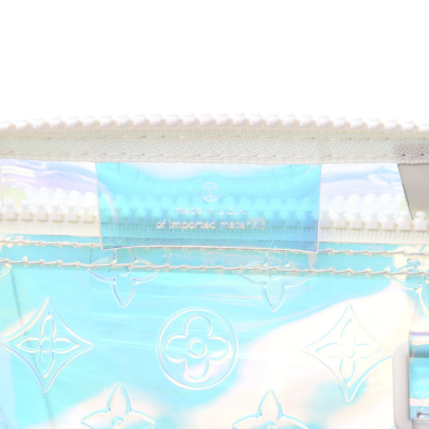 PVC Monogram Keepall Bandouliere 50 Iridescent Prism