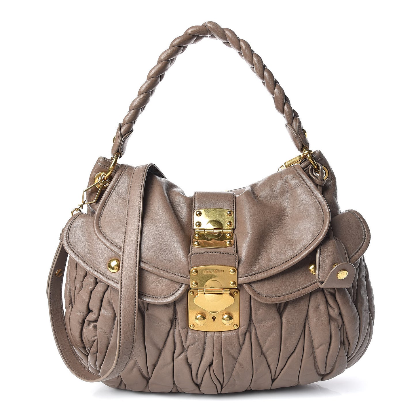 Nappa Matelasse Coffer Hobo Juta