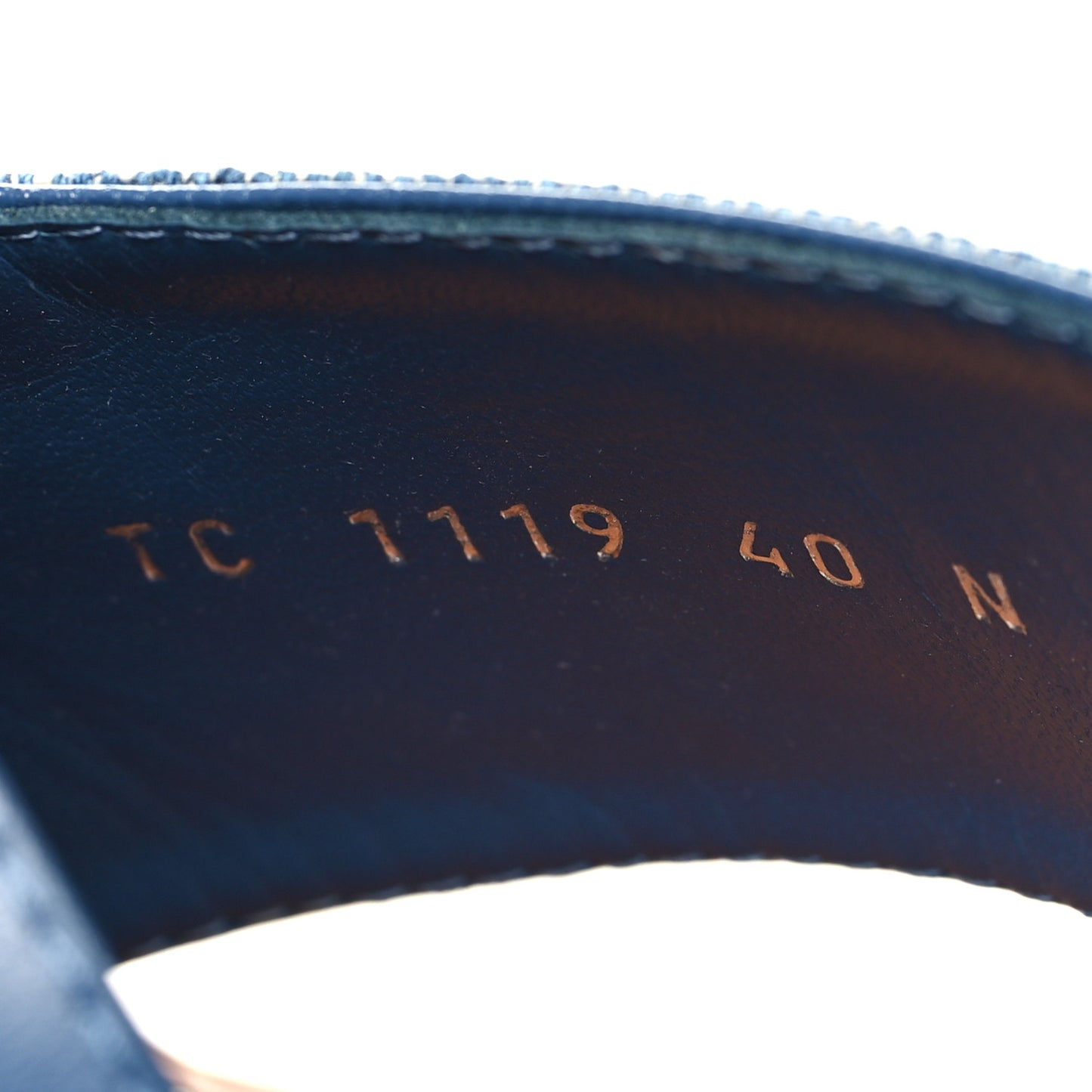 Monogram Denim Starboard Flat Thong Sandal 40 Blue