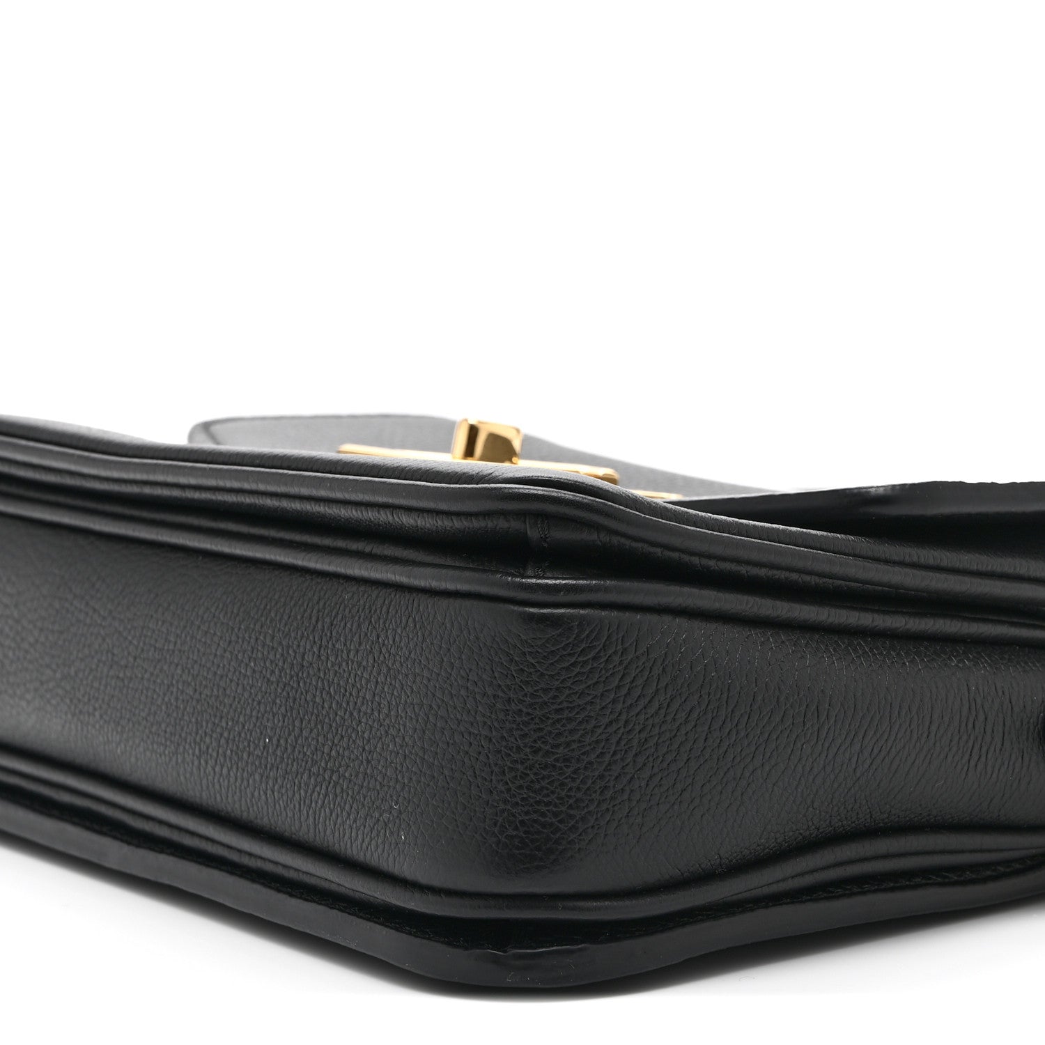 Louis Vuitton Grained Calfskin Lockme Oxford Black 9 of 10