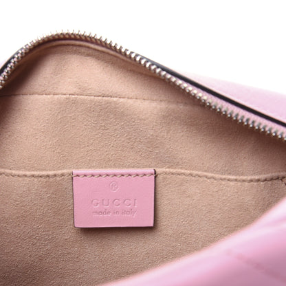 Gucci Calfskin Matelasse Small GG Marmont Chain Shoulder Bag Wild Rose 8 of 11