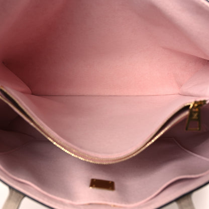 Louis Vuitton Grained Calfskin Lockme Shopper Greige 5 of 8