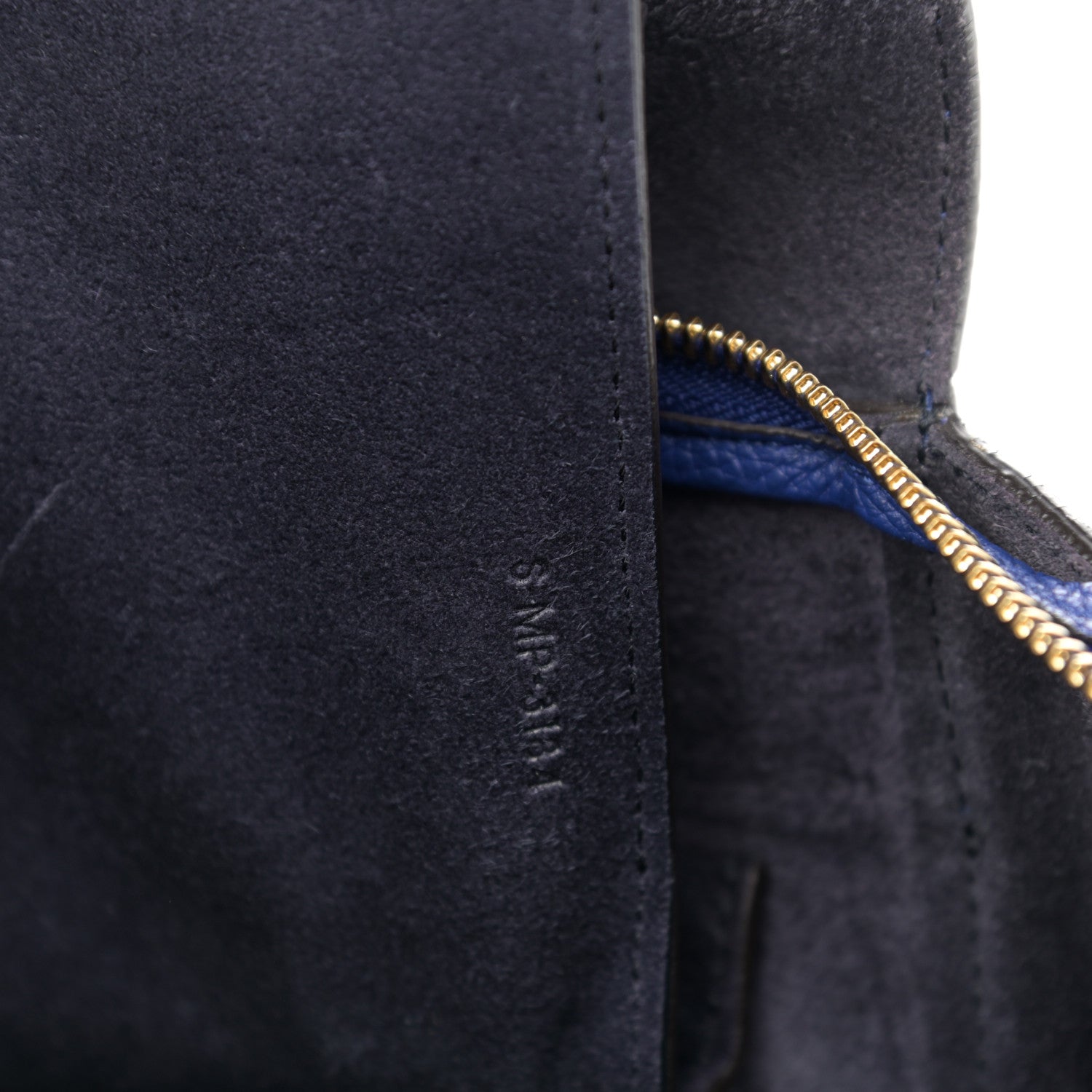 Celine Grained Calfskin Mini Belt Bag Indigo 7 of 16