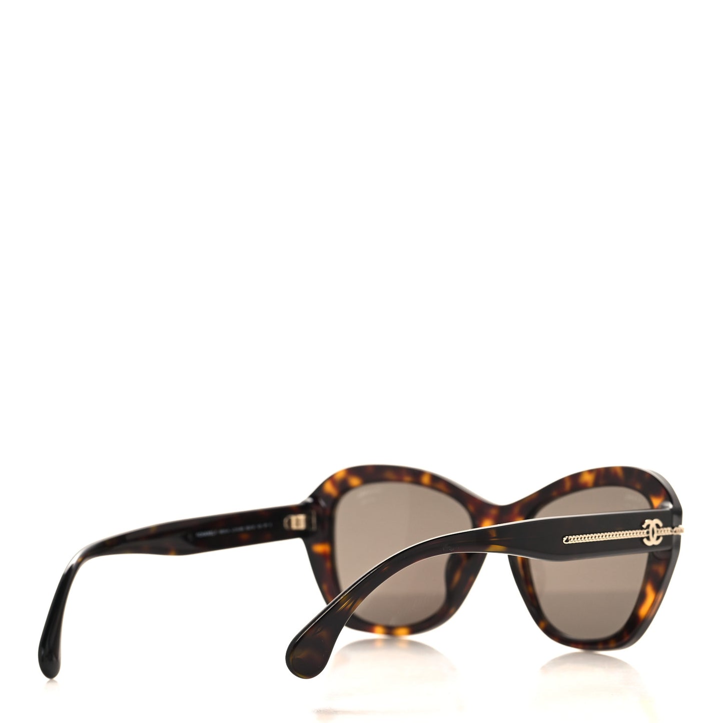 Acetate Polarized CC Butterfly Sunglasses 5510-A Dark Tortoise