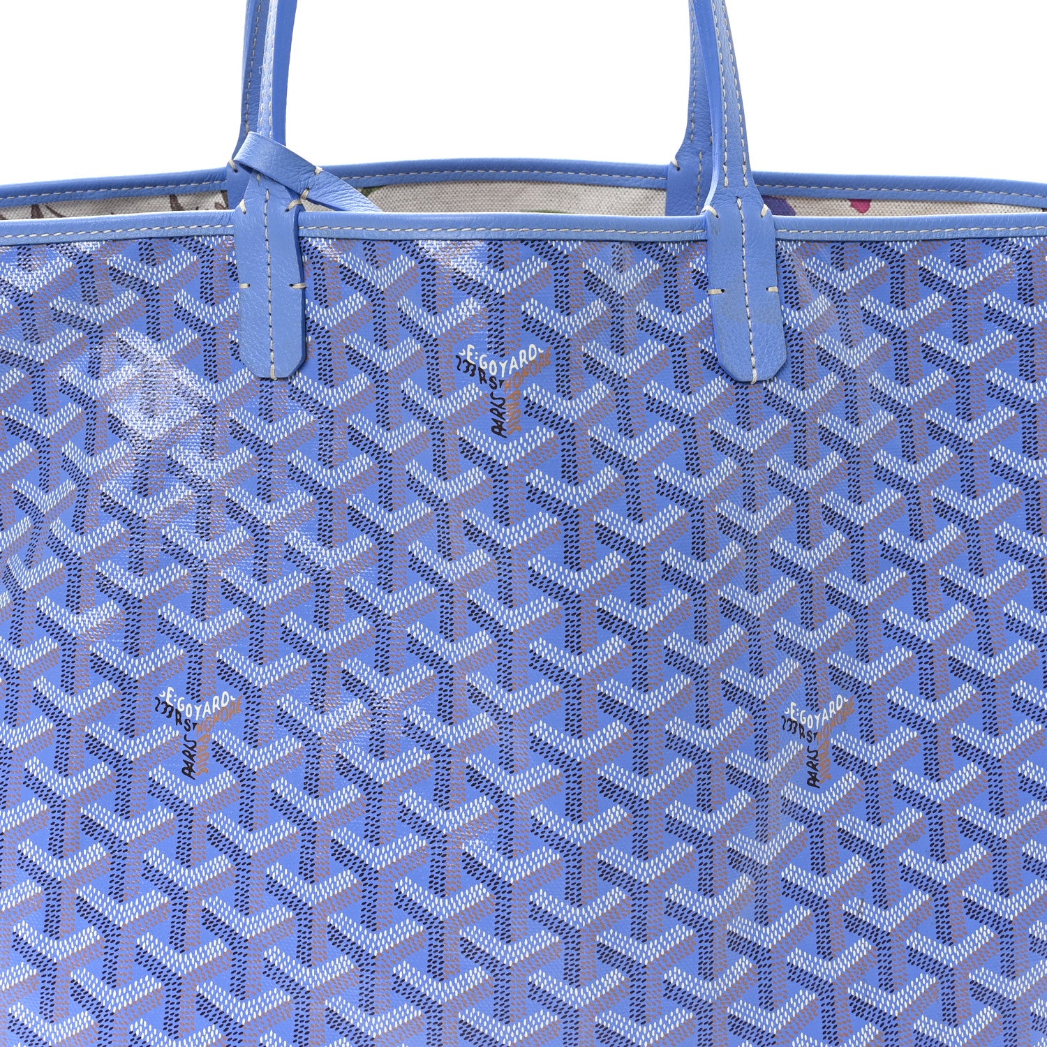 Goyard Goyardine Le Jardin Saint Louis PM Iris 8 of 12