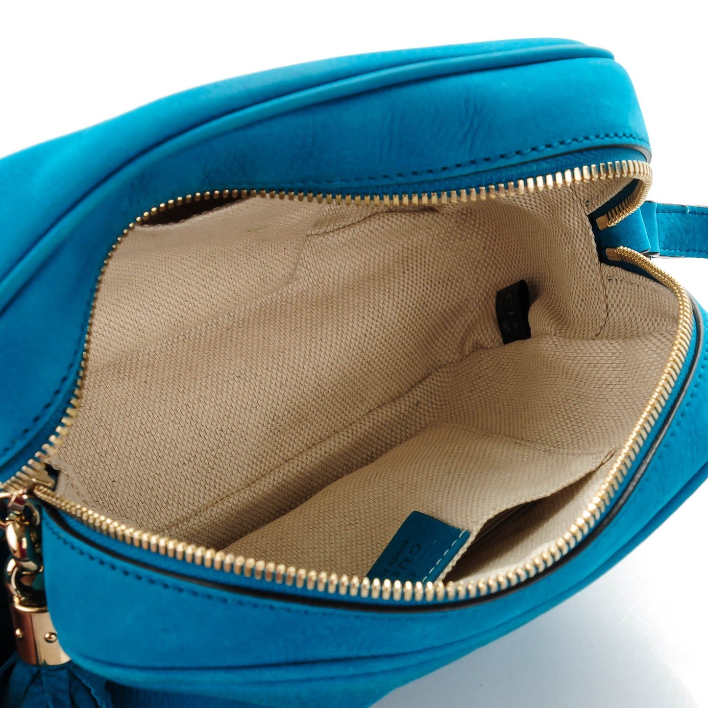 Vitello Range Small Soho Disco Bag Deep Cobalt