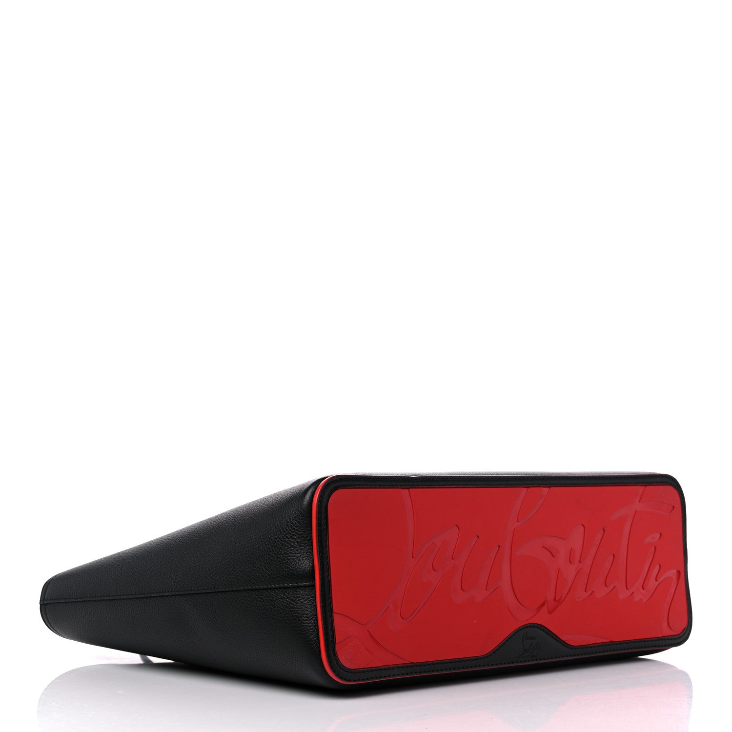Christian Louboutin Calfskin Empire Spikes Small East West Cabata Tote Black 5 of 12