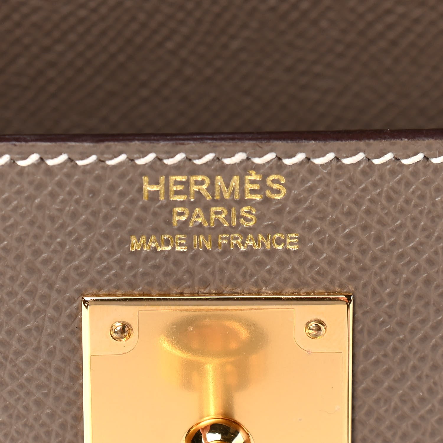 Hermes Epsom Kelly Sellier 32 Etoupe 6 of 12