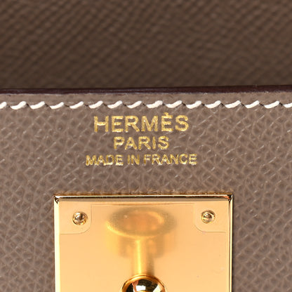 Hermes Epsom Kelly Sellier 32 Etoupe 6 of 12