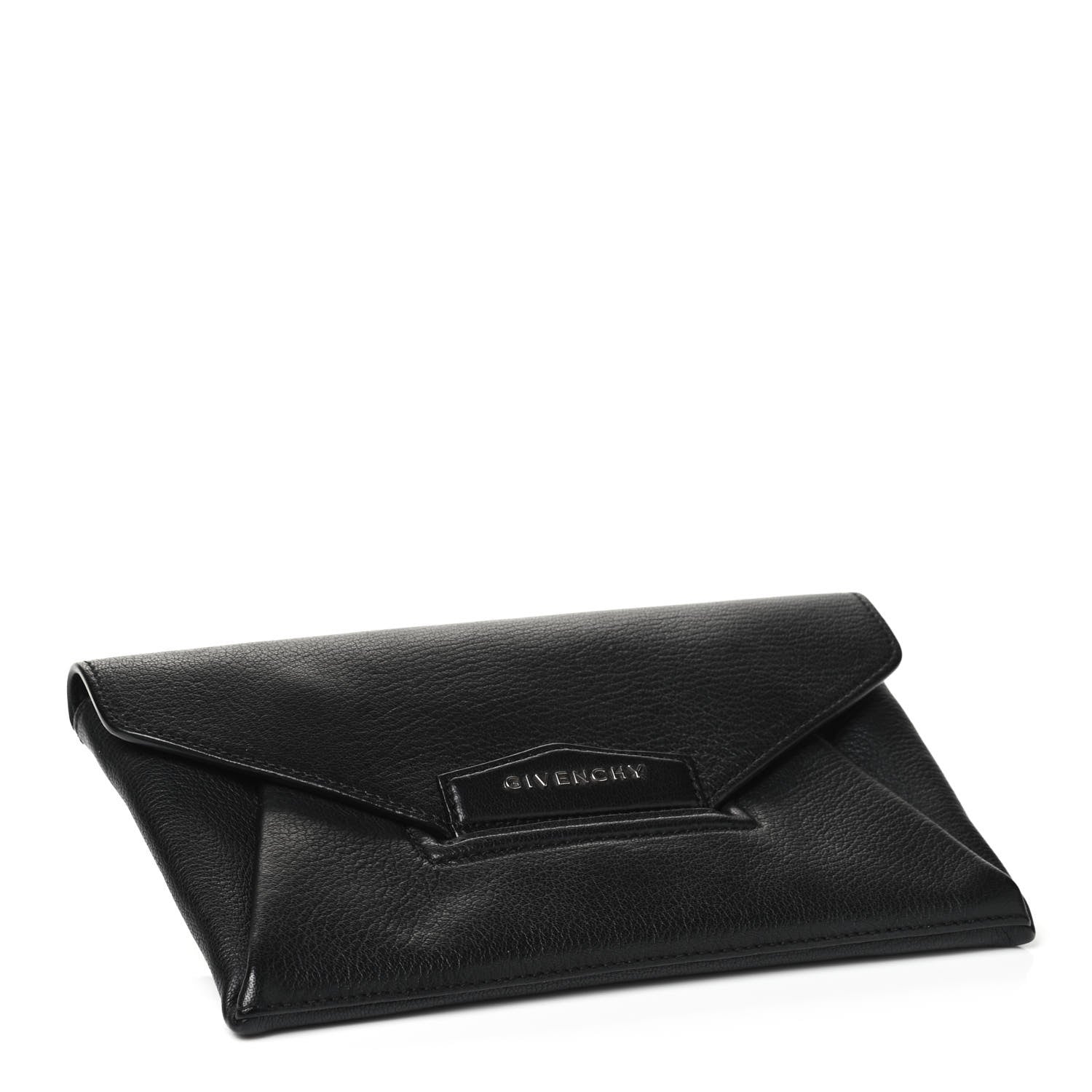 Givenchy Sugar Goatskin Medium Antigona Envelope Clutch Black 3 of 4