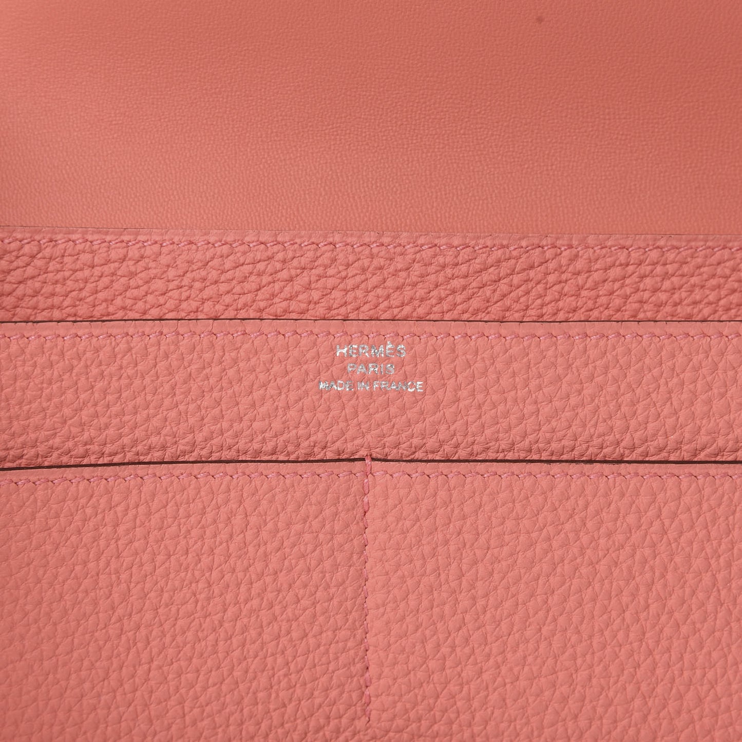 Togo Dogon Duo Wallet Rose Candy