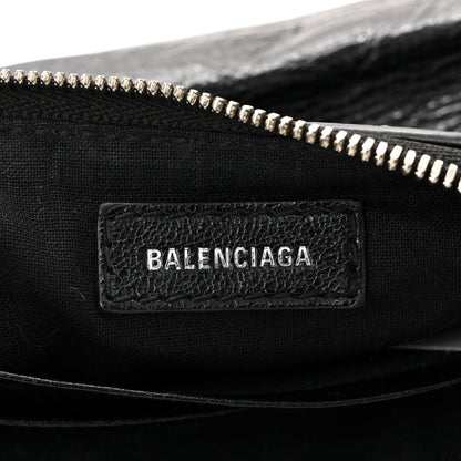 Balenciaga Agneau Arena Le Cagole Mini Purse With Chain Black 6 of 11