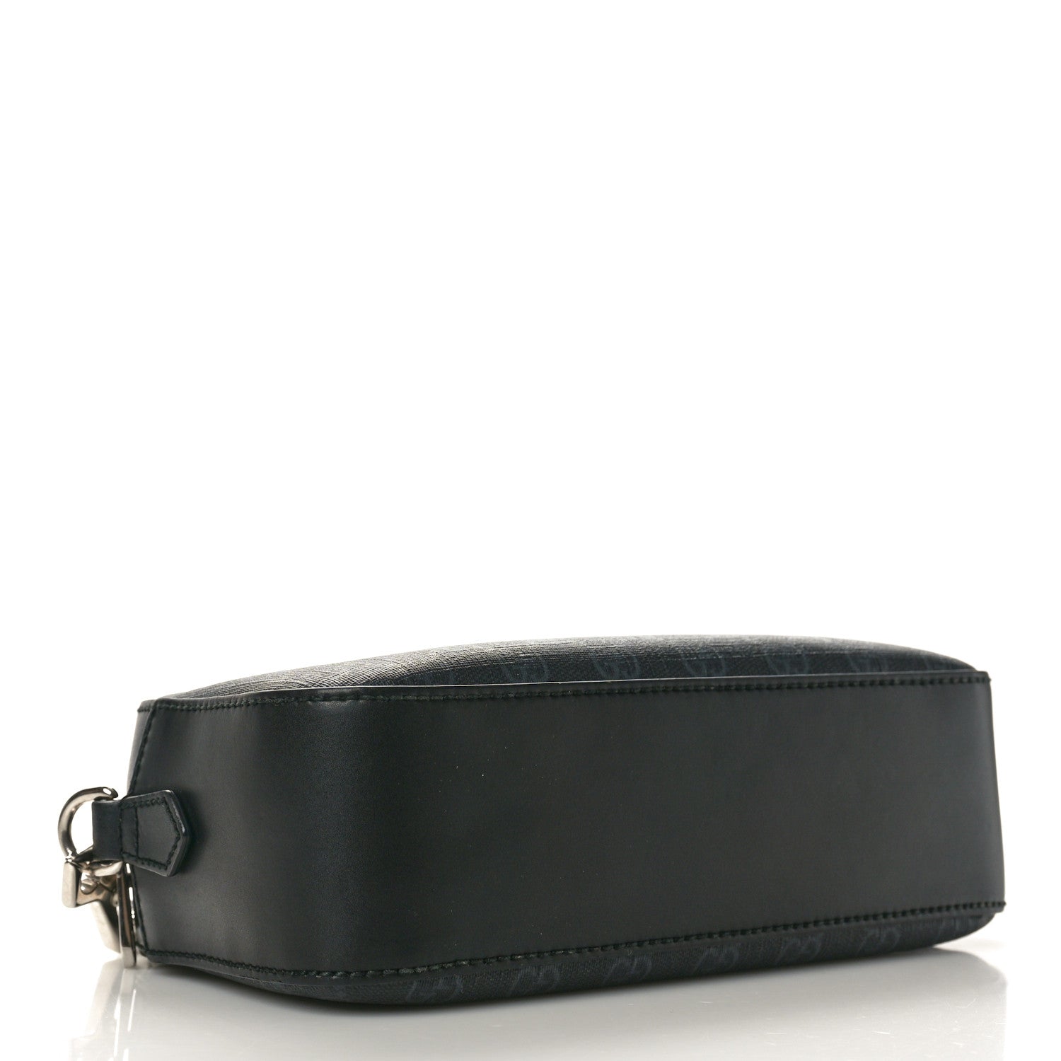 Gucci GG Supreme Monogram Web Shoulder Bag Black Grey 4 of 10