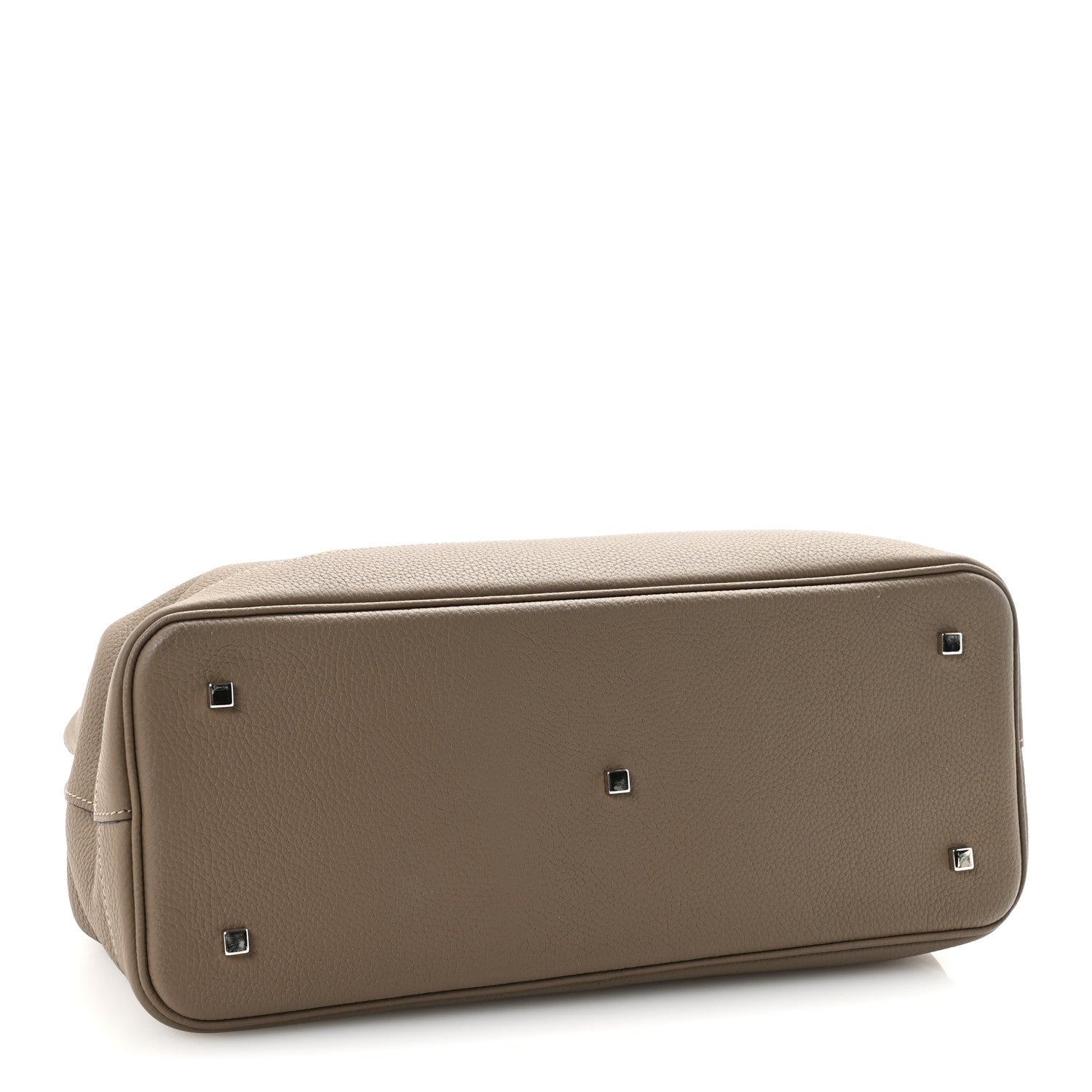 Moynat Taurillon Blush Calfskin Gabby MM Taupe 4 of 10