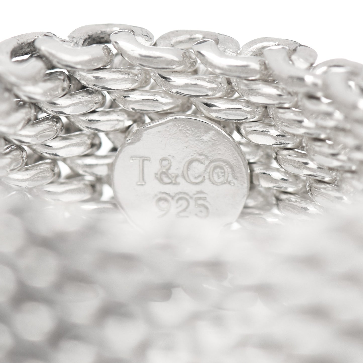 Sterling Silver Somerset Mesh Ring 49 5