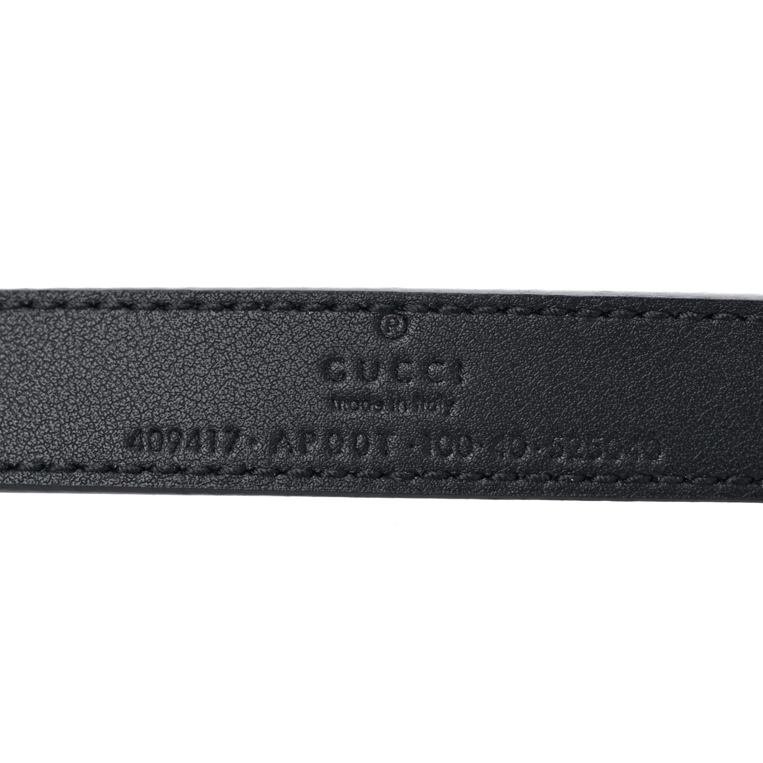 Gucci Calfskin Double G 20mm Belt 100 40 Black 3 of 4
