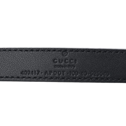 Gucci Calfskin Double G 20mm Belt 100 40 Black 3 of 4