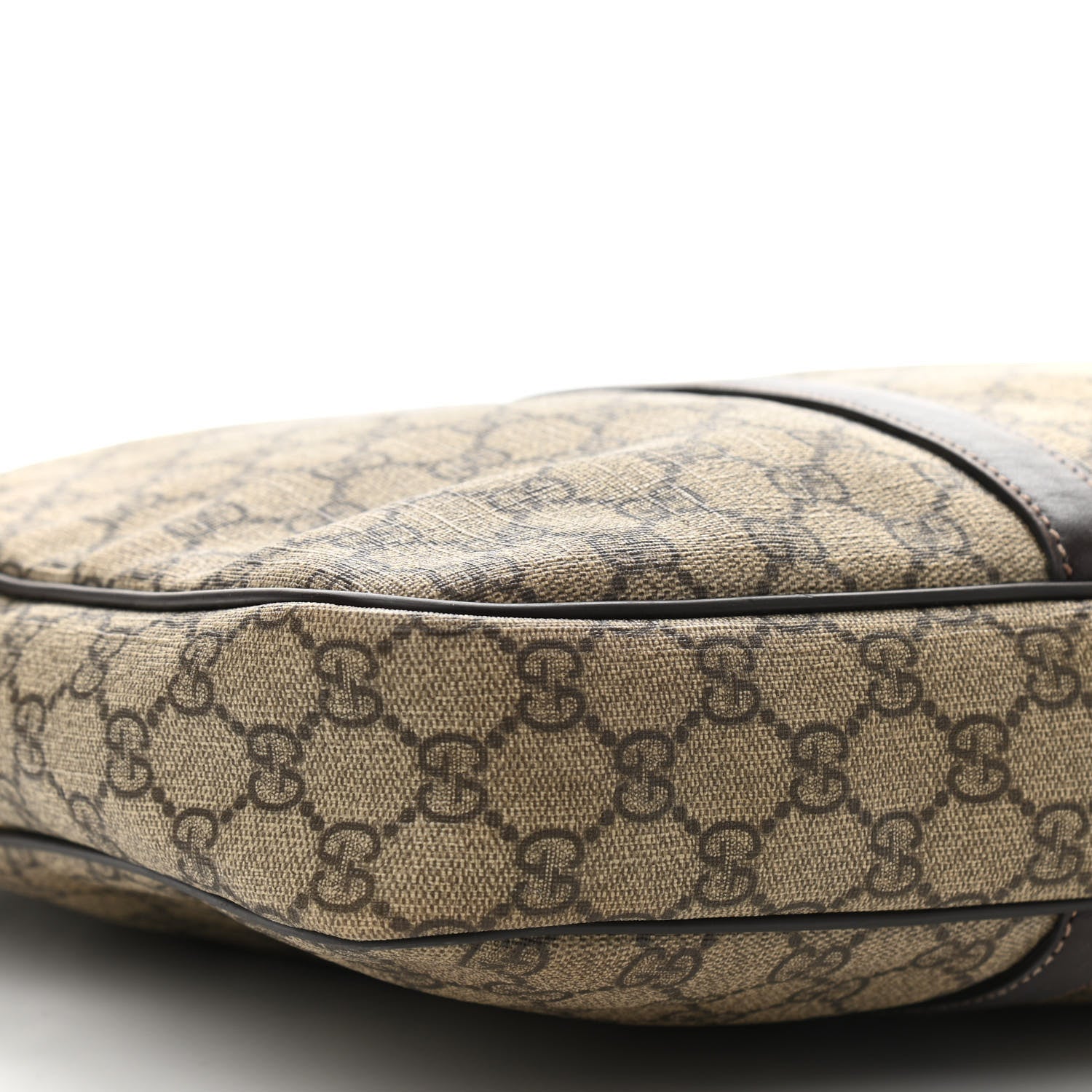 Gucci GG Supreme Monogram Selleria Calfskin Briefcase Beige Ebony Cocoa 9 of 16