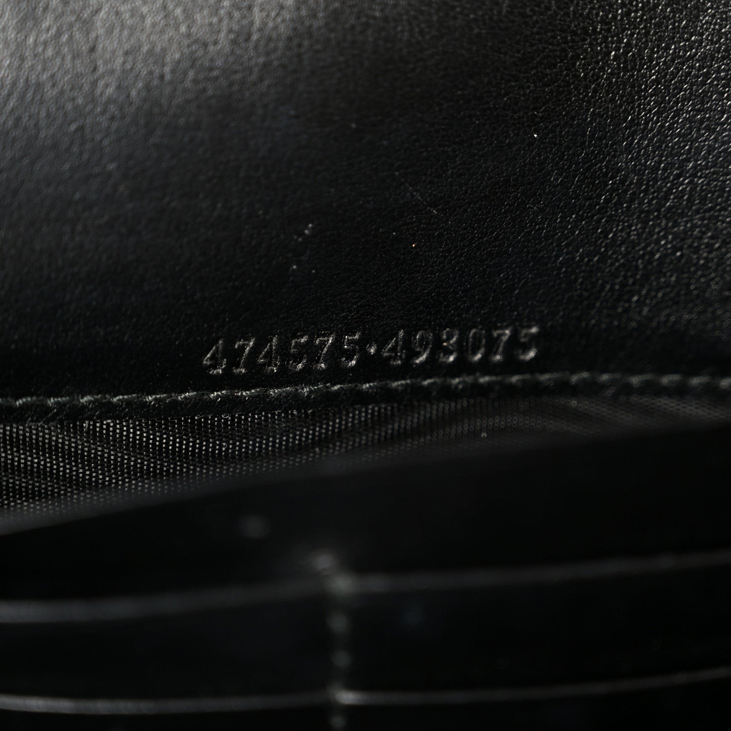 Gucci Calfskin Matelasse GG Marmont Chain Wallet Black 7 of 11