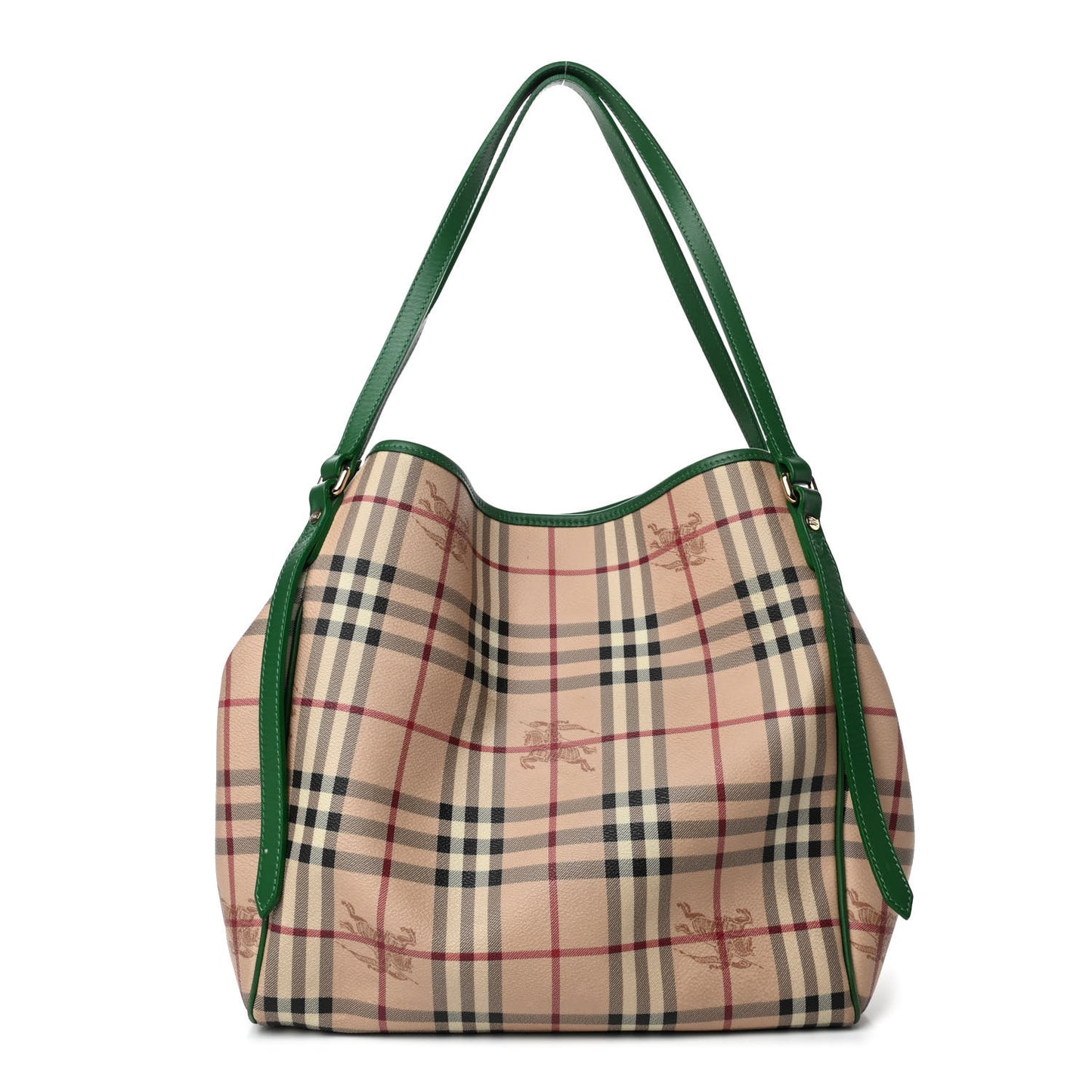 Haymarket Check Large Canterbury Tote Bright Emerald