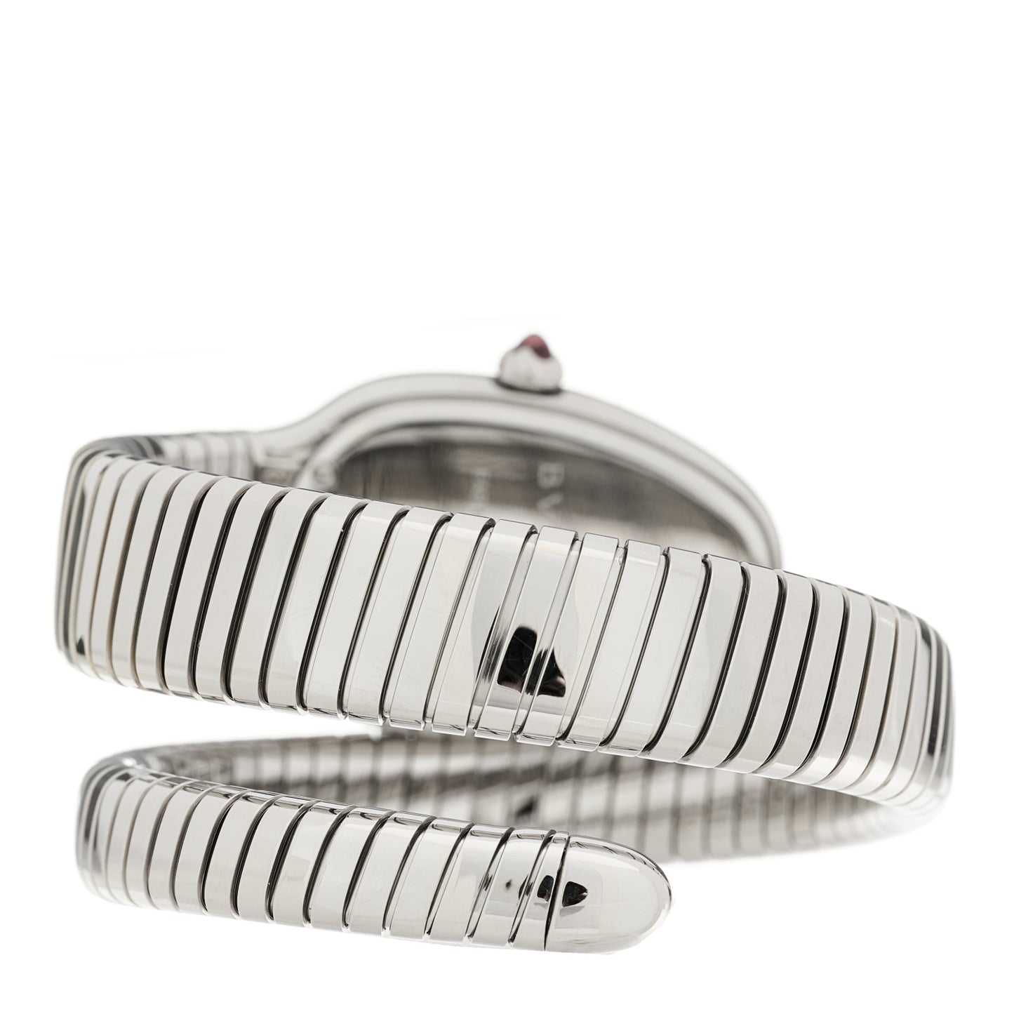 Stainless Steel Diamond Bezel 35mm Serpenti Tubogas Quartz Watch