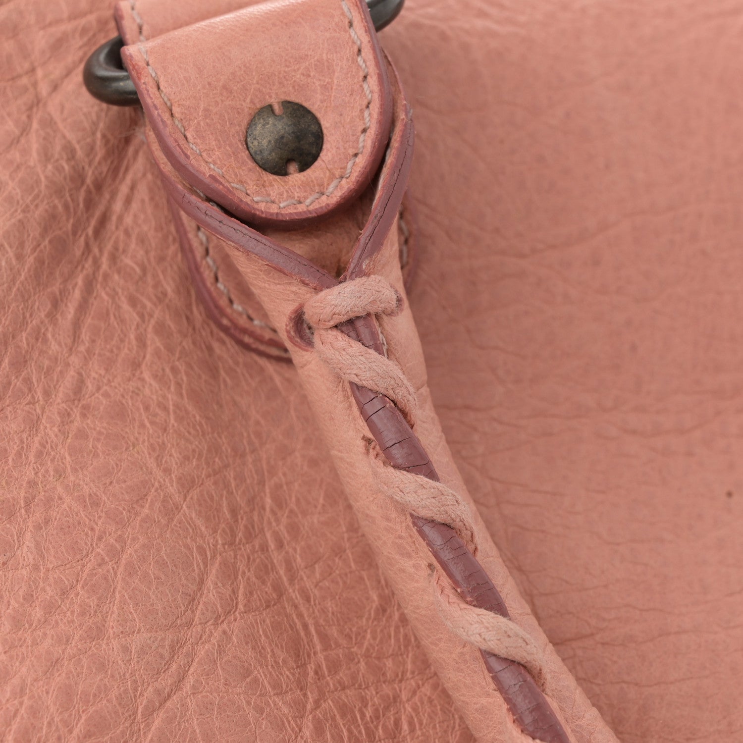 Balenciaga Agneau Classic Hardware S Sunday Tote Vieux Rose 14 of 17