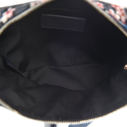 Christian Dior x Sorayama Nylon Grained Calfskin Safari Bag Navy Blue 5 of 10