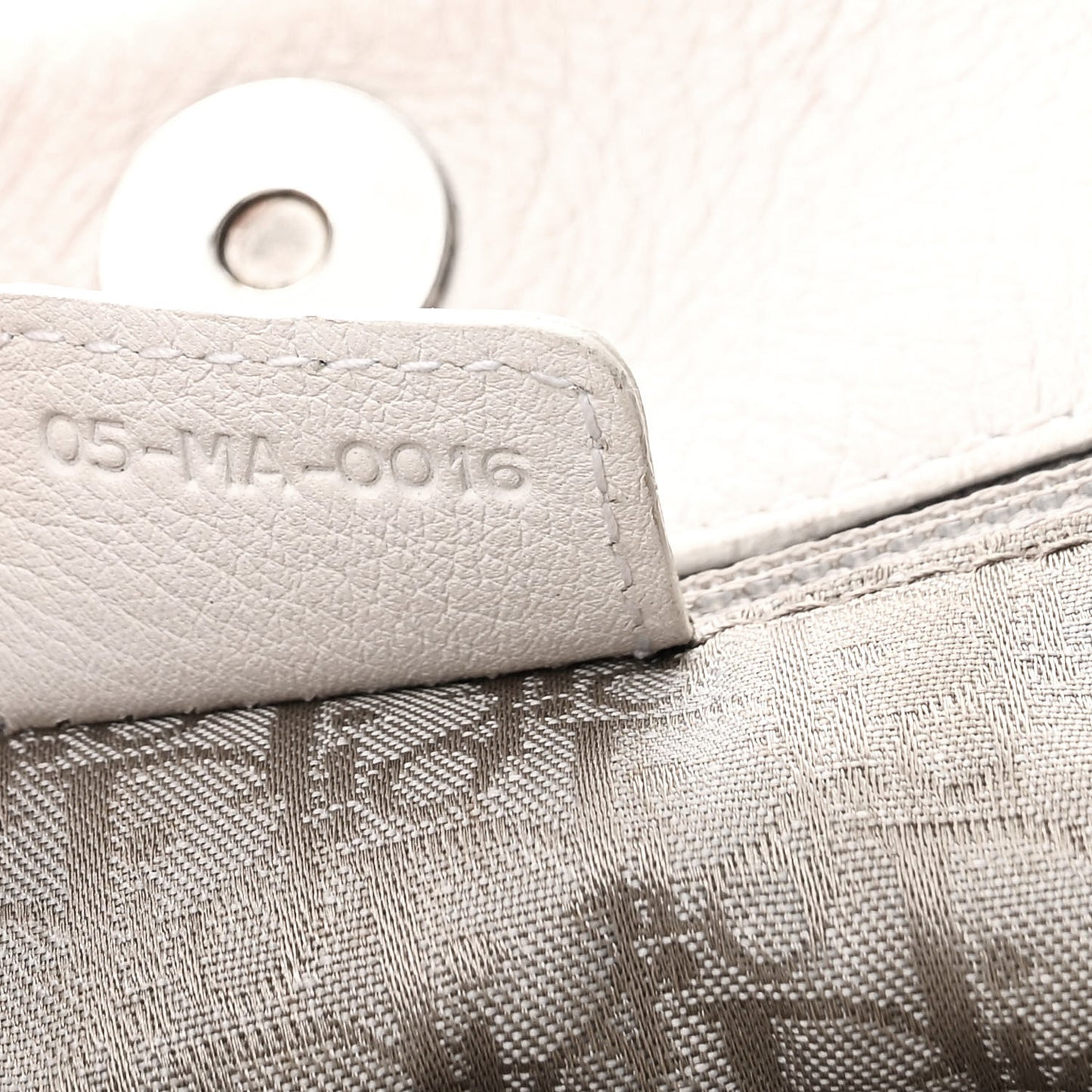 Calfskin Braided Gaucho Double Saddle Bag White