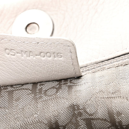 Christian Dior Calfskin Braided Gaucho Double Saddle Bag White 7 of 16