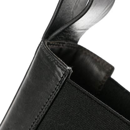 Bottega Veneta Calfskin The Tire Chelsea Boots 40 Black Hollyhock 11 of 13