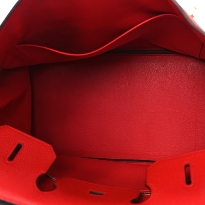 Hermes Togo Birkin 35 Rouge De Coeur 5 of 12