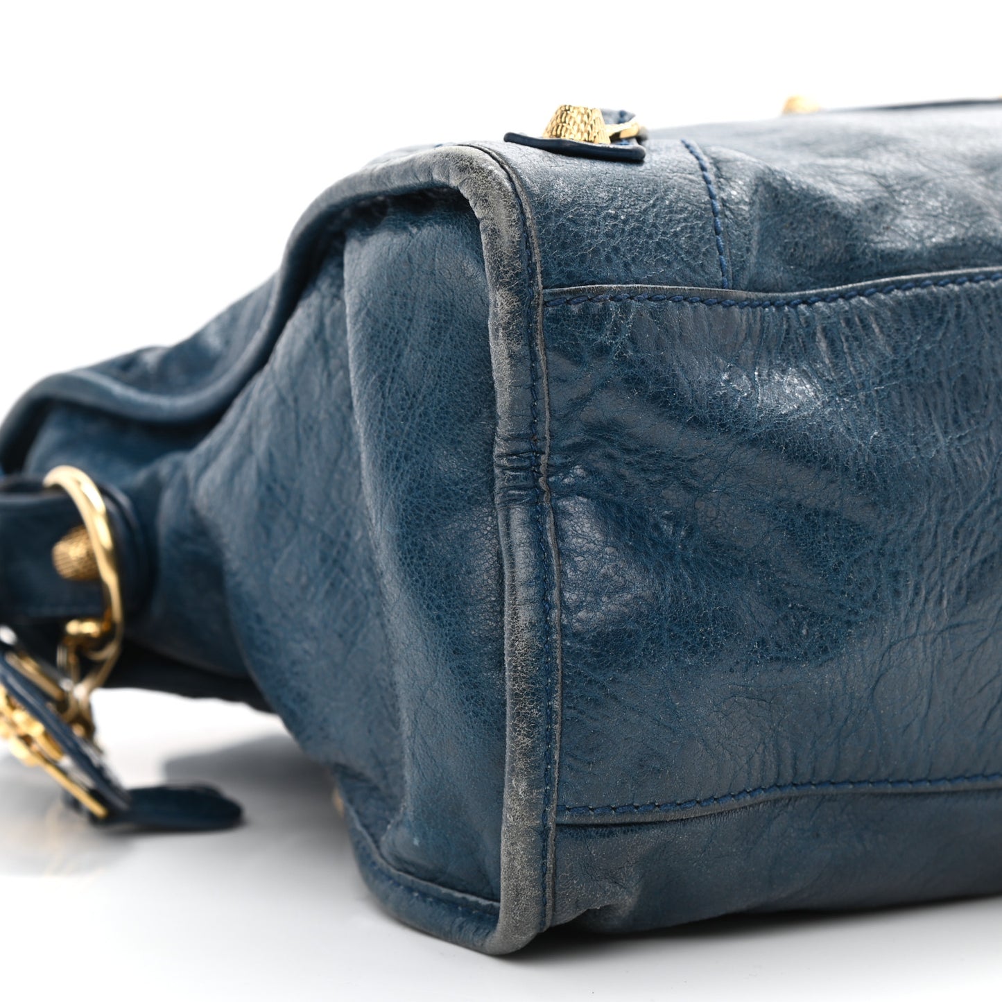 Agneau Giant 12 Gold Hardware City Bleu Mineral