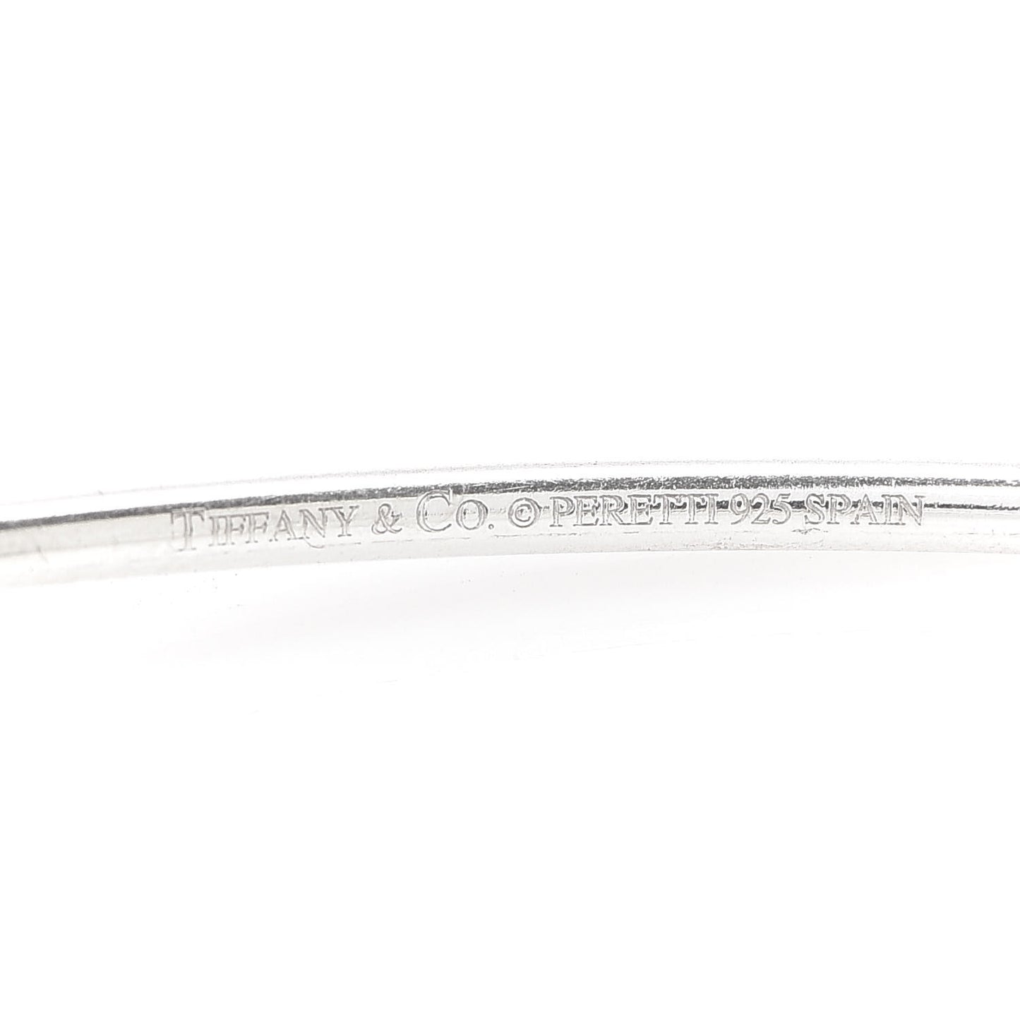 Sterling Silver Elsa Peretti Teardrop Bangle Bracelet
