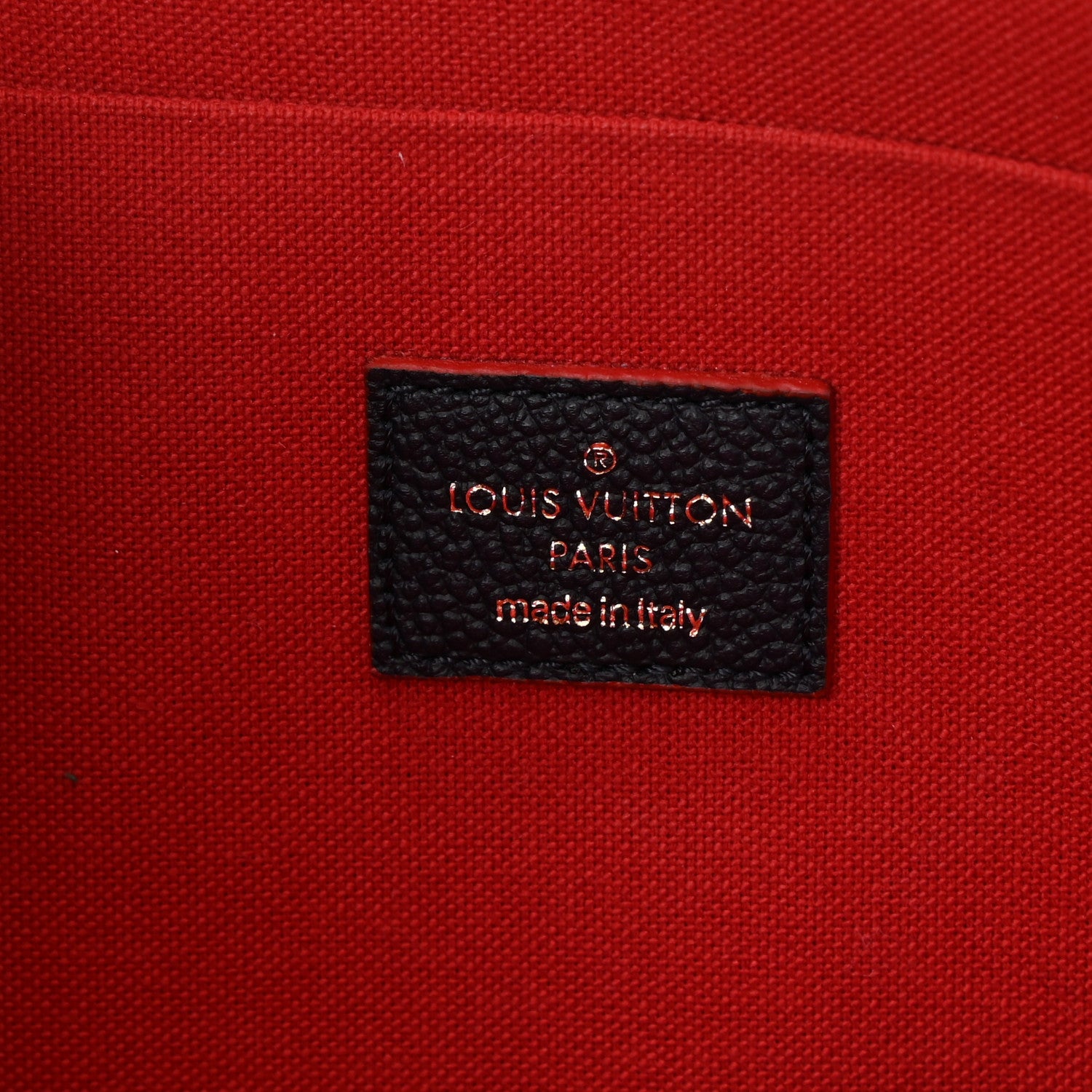 Louis Vuitton Empreinte Pochette Felicie Chain Wallet Marine Rouge 7 of 8