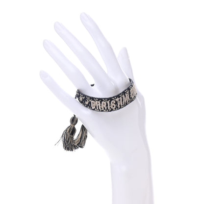 Christian Dior Woven Cotton J'Adior Friendship Bracelet Blue 2 of 4