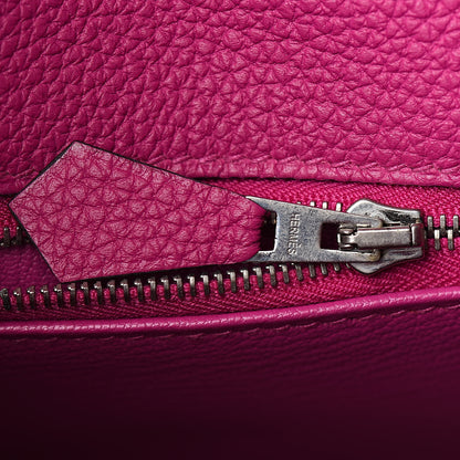Hermes Togo Kelly Retourne 28 Rose Pourpre 9 of 37