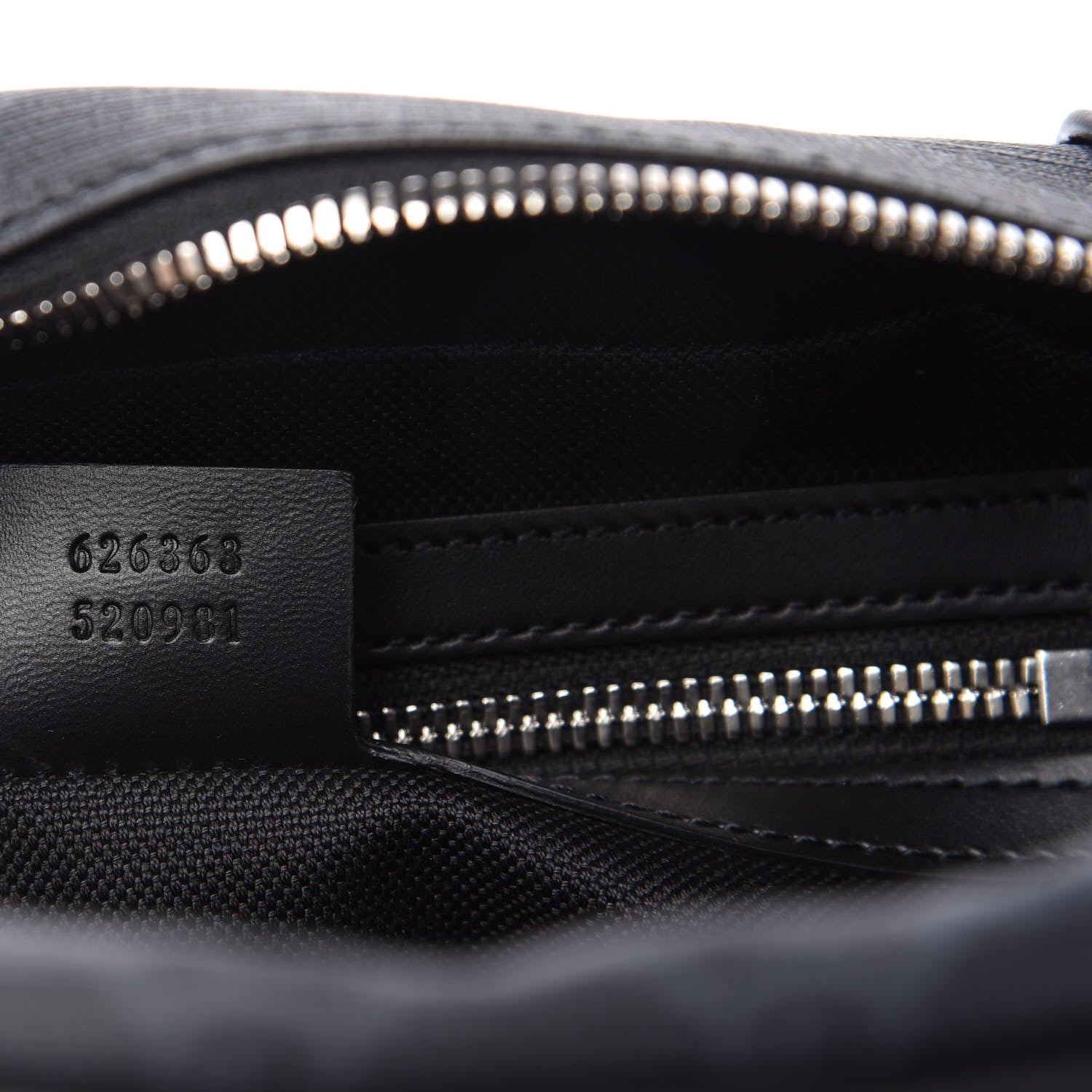 Gucci GG Supreme Monogram Selleria Calfskin Square Messenger Bag Black 9 of 9